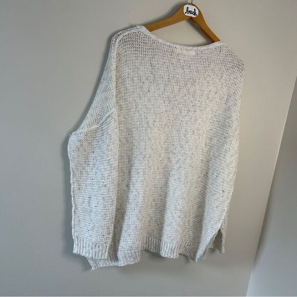 Miracle USA Lightweight Cream Knit Sweater Women's S/M Great Preworn Condition - Picture 3 of 7
